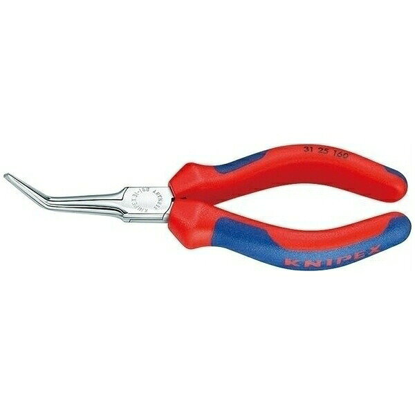 KNIPEX(クニペックス)の一覧はこちら非常に細かい部品の組み立て・曲げ・調節に最適なプライヤー●口先の長さ(mm)：55●口先(曲がり)の長さ(mm)：27●ジョイント部の幅(mm)：16●ジョイント部の厚さ(mm)：7.5●口先先端の幅(mm)：2.0●口先先端の厚さ(mm)：2.5●全長(mm)：160●質量(g)：123●非常に細かい部品の組み立て・曲げ・調節に最適なプライヤーです。●先端は55．0mmのロングタイプ●つかみ面はフラットで部品に傷をつけません。●ヘッドは丁寧に面取りされています。●材質はオイル焼き入れ焼き戻し処理済みのクロームバナジウム電気鋼。●45度先曲り。JANCD:4003773016489【銀行振込・コンビニ決済】等前払い決済予定のお客様へ当商品は弊社在庫品ではなく、メーカー在庫品です。在庫確認後に注文確認を行い、お支払いのお願いを送信させて頂きます。休業日、14:00以降のご注文の場合は翌営業日に上記手続きを行います。お時間が掛かる場合がございます。