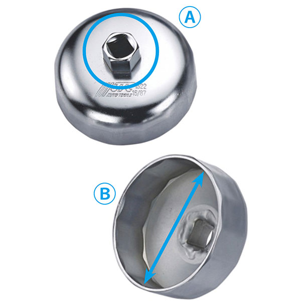 【メーカー直送】JTCオートツールズ オイルフィルターレンチ カップ式 サイズ:86mm/18角 JTC4670