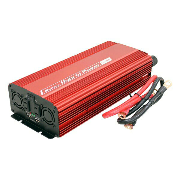 Meltec（メルテック） USB&コンセント 静音タイプ 1500W DC24V用 AC100V・USBポー...