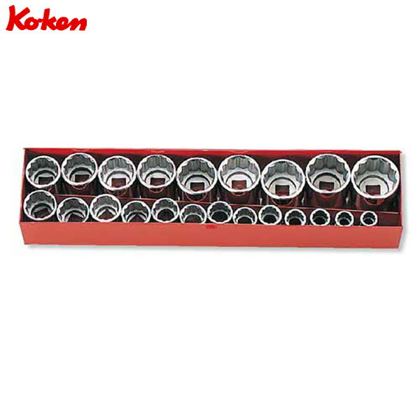 ko-ken（コーケン） 1/2sq ソケットセット 22pcs 4251M 1 2゛（12.7mm） 4251M