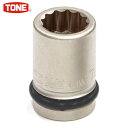 TONE(トネ) インパクト用ソケット(12角) 4NW-17 ●差込角12.7mm(1/2inch) ●二面幅17mm ●12角 ●二面幅17mm