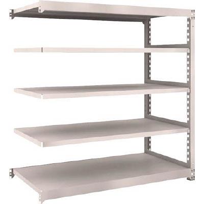 【メーカー直送】TRUSCO（トラスコ中山） M5型中量棚 1500X721XH1500 5段 連結 ネオグレー M5-5575B