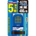 フマキラー 電池式殺虫剤屋外用どこでもベープGO!未来480時間セットブルー 430332