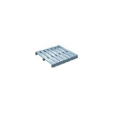 【メーカー直送】TRUSCO(トラスコ中山) アルミパレット単面二方差型 1100X1100X120 TSBT-1111(4)