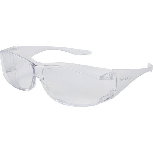 山本光学:二眼型保護メガネ（フィットタイプ）レンズ色/テンプルカラー:クリア YX-520 YX520 オレンジブック 8365852
