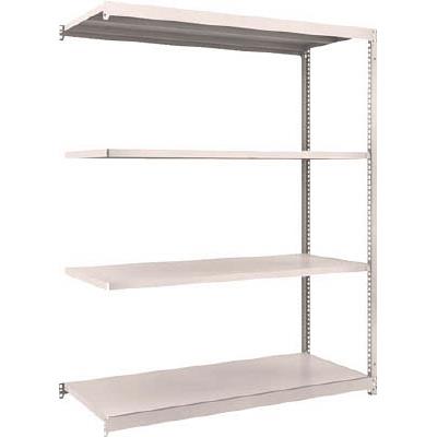 【メーカー直送】TRUSCO（トラスコ中山） M1.5型軽中量棚 1460X595X1800 4段連結 ネオグレー M1.5-6564B