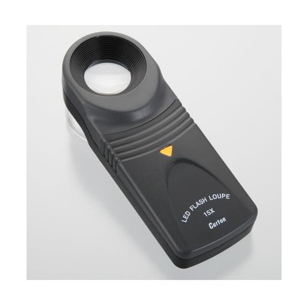 【メーカー直送】カートン光学（Carton） LEDフラッシュルーペ15X R7526