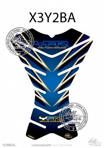 PLOT（プロト） タンクパッド ブルー/ブラック X3 SERIES MT-X3Y2BA MT-X3Y2BA