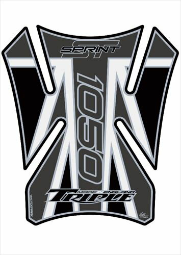 PLOT（プロト） タンクパッド TRIUMPH 1050ST ブラック/ホワイト/グレー MT-TT024MJ MT-TT024MJ