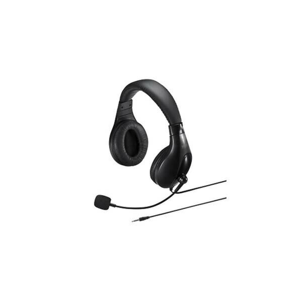 サンワサプライ 4極対応ヘッドセット MM-HS401BK