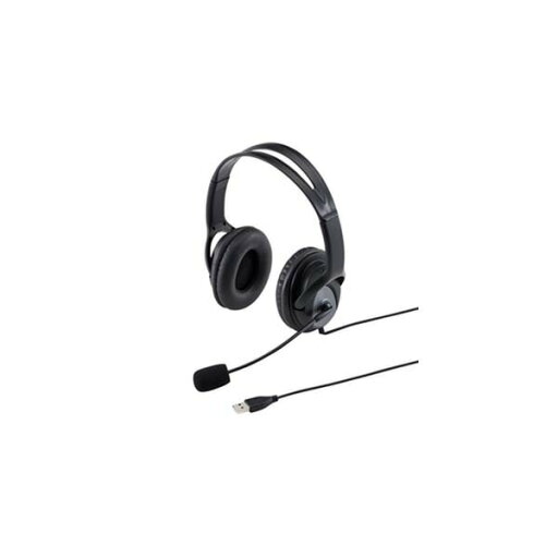サンワサプライ USBヘッドセット MM-HSUSB17BK サンワサプライ USBヘッドセット MM-HSUSB17BK