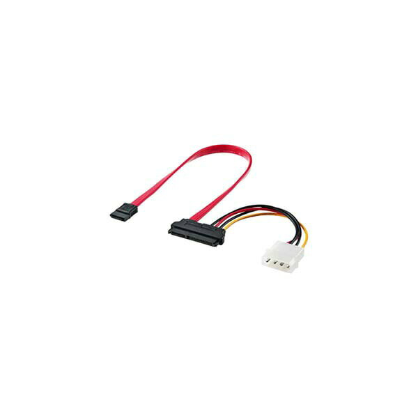 サンワサプライ 電源コネクタ一体型SATAケーブル （0.3m） TK-PWSATA7-03 電源コネクタ SATAケーブル TK-PWSATA7-03