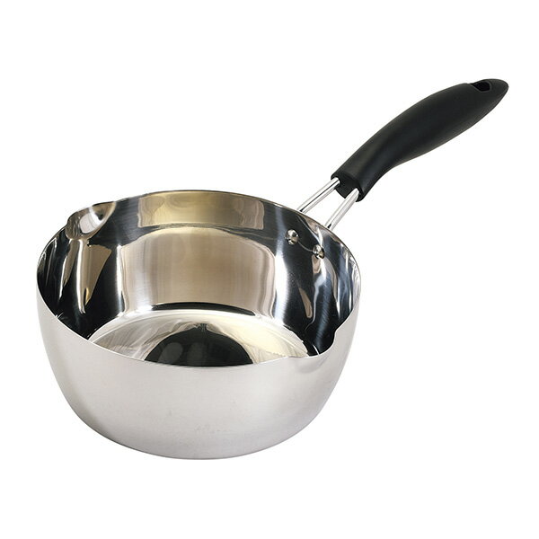 パール金属 ミラースタイル ステンレス製行平鍋18cm（目盛付） HC-0557