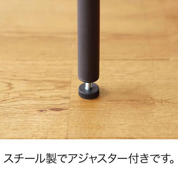 スチール テーブル脚(1本入り)黒/白/平安伸銅/ラブリコ/LABRICO/ホワイト/ブラック/WTW-1/WTK-1/スチール/テーブル脚/パーツ/ アンティーク風/アイアン風/おしゃれ/ハンドメイド/ [2]