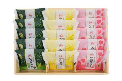 ひと切れ一六タルト「柚子・宇治抹茶・あまおう苺」15個入【四国名菓】【季節限定 ギフト 内祝い 手土産 和スイーツ 仏事 和菓子 愛媛】のサムネイル