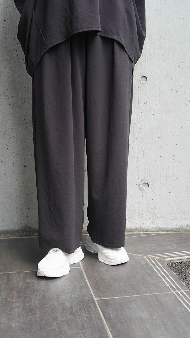 cafune カフネ ジョーゼット ワイドパンツ レディース 春夏シーズン ウエストゴム フリーサイズ セットアップ可 625620
