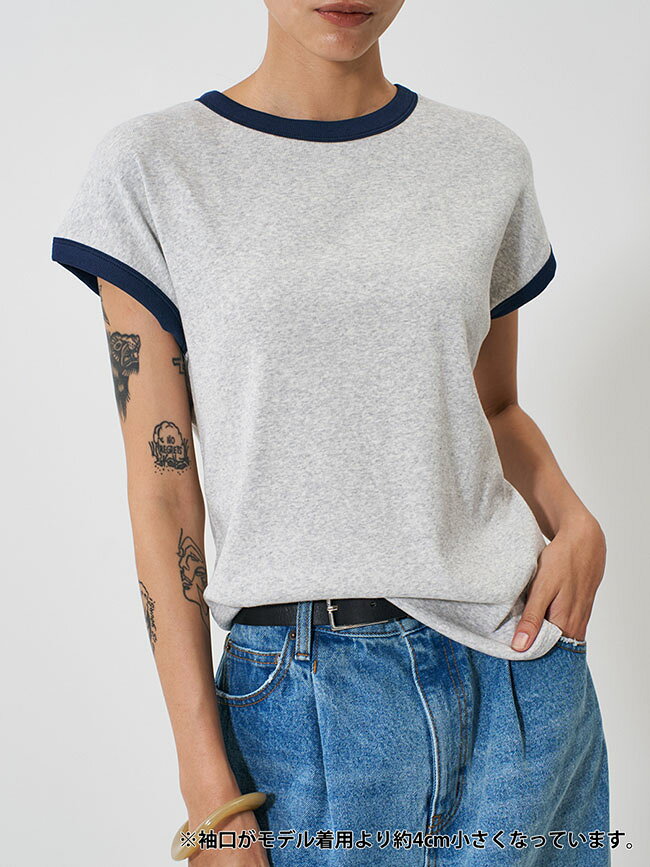 Rakuten - YENN イェン ショートスリーブ リブTシャツ レディースカットソー y261-81025