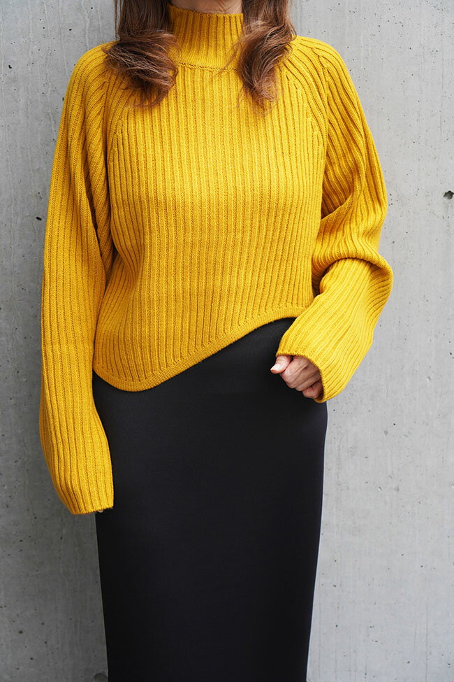 ATELIER SIX アトリエシックス アシメントリーリブニット レディースニット アシメントリー 秋冬ニット..