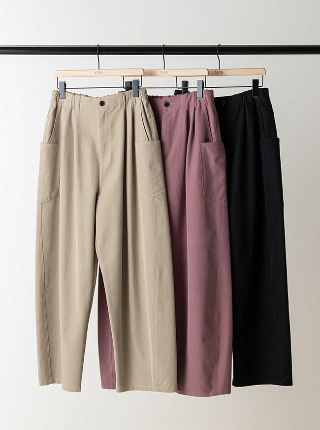 YENN イェン ウォッシュド ビッグ ポケットパンツ WASHED BIG PK PT…