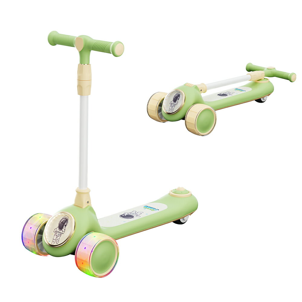 楽天市場】キックボード 三輪（カラーグリーン）（スケートボード