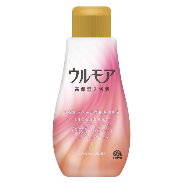 アース製薬 ウルモア 高保湿入浴液 クリーミーローズの香り