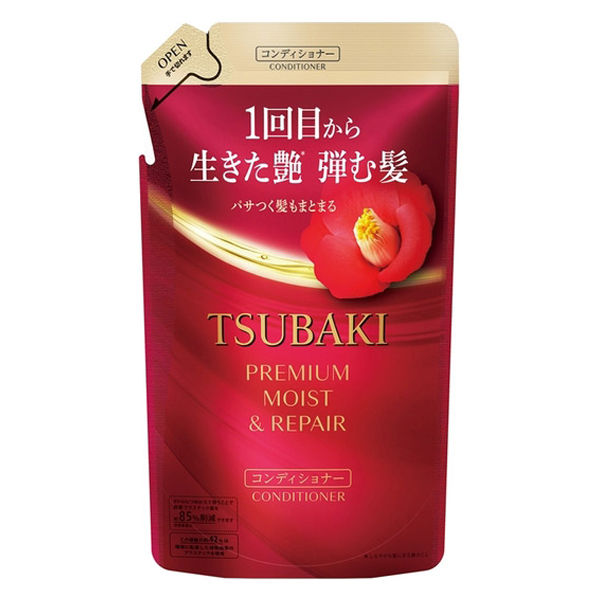 【TSUBAKI】プレミアム モイスト＆リペア コンディショナー 詰替用 300mL フローラルカメリアの香り ファイントゥデイ