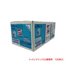 花王プロフェッショナルサービス トイレクイックル 業務用 10枚×12パック (120枚入) トイレ用お掃除シート トイレに流せる 詰替用 プロ向け