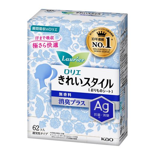 ロリエ きれいスタイル 無香料 消臭プラス 62コ入