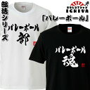おもしろtシャツ 部活シリーズ バレーボール部 バレーボール魂 男女兼用 ネタT プレゼント 制服 ユニフォーム