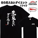 楽天おもしろTシャツ工房ICHIYA【おもしろtシャツ】【爆笑ネタシリーズ】「先の見えないダイエット」Tシャツ　【ネタTシャツ　男女兼用　おみやげ　プレゼント】 メンズ レディース ユニセックス 半袖