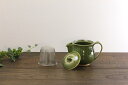 不動窯 ポット茶器 織部ライン お茶 急須 ポット 茶器 織部 織部釉 日本茶 紅茶 ティーポット モダン 和モダン 美濃焼 陶磁器 陶器 和 和風 日本製 緑 グリーン 自然 ナチュラル ギフト プレゼント 贈り物 贈物 母の日 結婚祝い 新築祝い 引っ越し祝