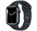 「新品」Apple Watch Series 7（GPS Cellularモデル）- 45mmミッドナイトアルミニウムケースとミッドナイトスポーツバンド - レギュラー MKJP3J/A 【即納】【あす楽】