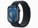 アップルウォッチ スマートウォッチ（売れ筋ランキング） 「新品未開封」Apple Watch Series 9 GPSモデル 45mm MR9C3J/A [ミッドナイトスポーツループ]【即納】【あす楽】【プレゼント】