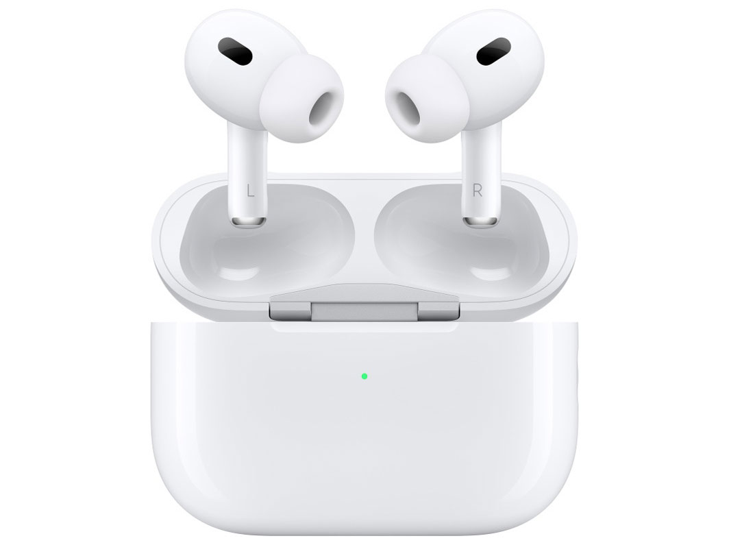 Apple AirPods [新品] Apple AirPods Pro(第2世代/USB-C) MTJV3J/A【イヤホン/ワイヤレス(左右離)/Bluetooth/カナル型/ノイズキャンセリング/空間オーディオ/ホワイト】