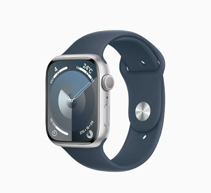 「新品未開封」Apple Watch Series 9 GPSモデル 45mm MR9D3J/A [シルバー/ストームブルースポーツバンド S/M] 【即納】【あす楽】【プレゼント】