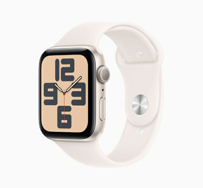 「新品」Apple Watch SE(第2世代)44mm スターライトアルミニウムケース MA7Y4J/A-MXM93FE/A(Size:M/L)【即納】【あす楽】【プレゼント】