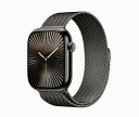 「新品」Apple Watch Series 10 GPS+Cellularモデル 46mm MWYW3J/A [スレートチタニウムケース・スレートミラネーゼル...
