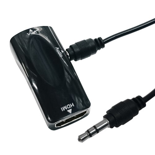 HDMI→VGA 映像変換コネクタHDMI(メス)-VGA(メス) ミニプラグ(メス) SSA SHDF-VGAF超小型 ダウンコンバーターメール便配送対応