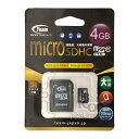 【正規代理店保証10年付き】 microSDHC 4GB Class10Teamジャパン TG004G0MC028A スマートフォン デジカメ カーナビなどに対応