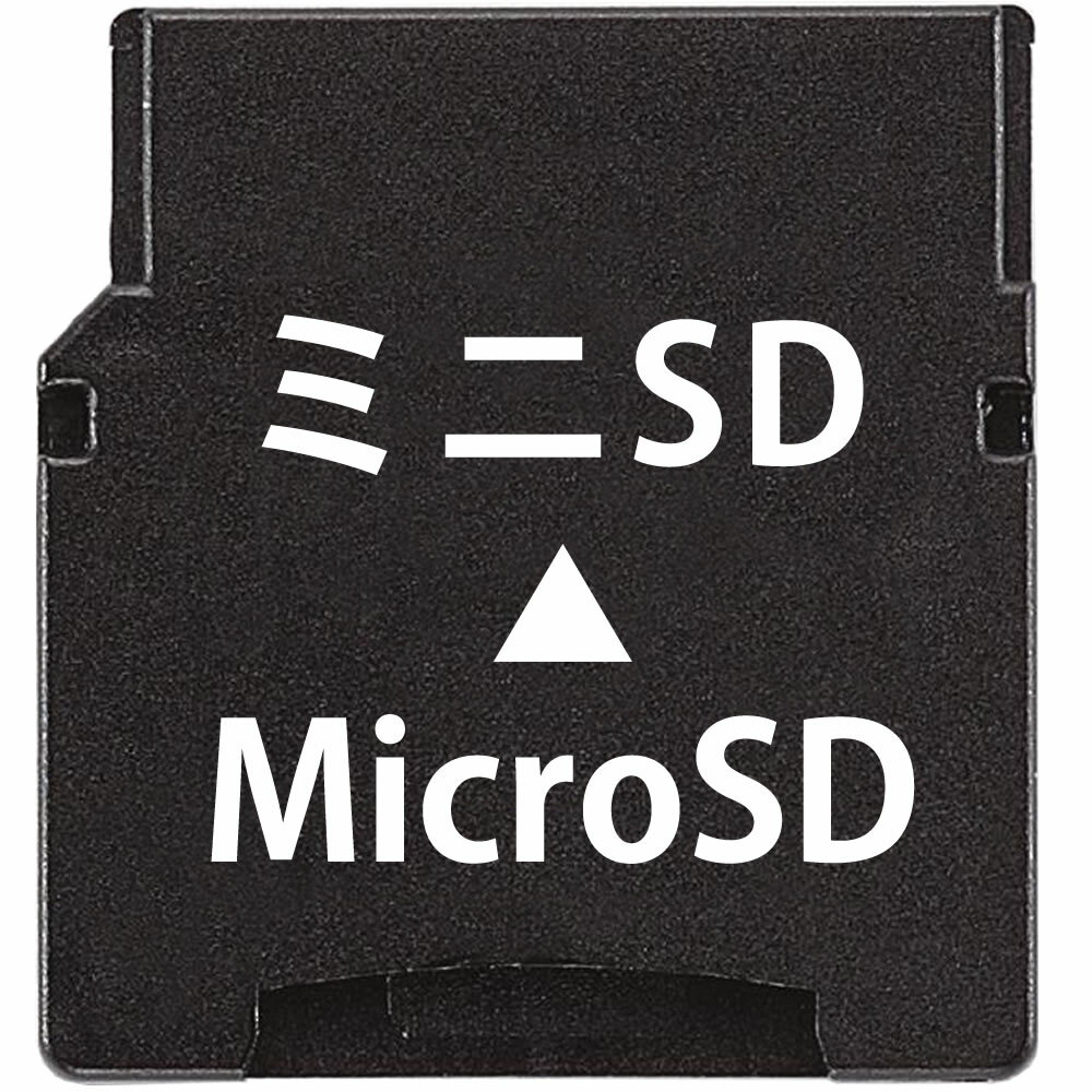 【中古】 MicroSD→miniSDカード 変換アダプターメーカー問わずマイクロSD ミニSD メ ...