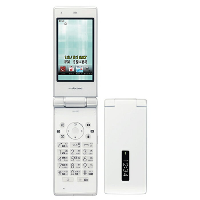 docomo FOMA SH-03E中古 シャープ 白ロム 携帯電話STYLE series ケータイ ガラケー