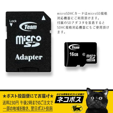 【10年保証】 microSDHC 16GBClass10 SD変換アダプタ付き【Teamジャパン】 TG016G0MC28Aスマホ・ドライブレコーダー・カメラなどで使えますNintendo Switch New3DS New3DSLL DSi対応 【土日祝日出荷対応】【ポスト投函便対応】