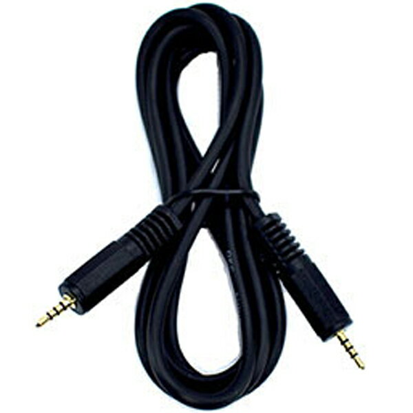 2.5mmΦステレオミニプラグ4極 接続 1.5m無酸素銅(OFC)導体、アルミシールド採用 接続コード4極ステレオ..