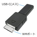 WALKMAN - USB Type-C 変換ケーブルWMポート(オス)-USB Type-C(USB-C)(メス)エスエスエーサービス IC-STCFWKM充電 データ転送対応