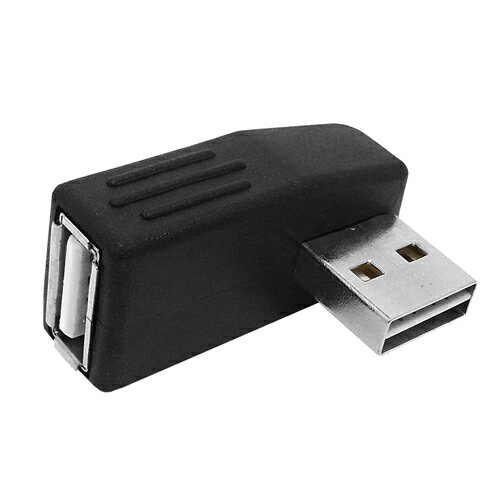 USB変換コネクタ L型リバーシブルUSB2.0(メス)-USB2.0(オス、リバーシブル)SSA SUAM-UAFW直角 両面挿し 【RCP】メール便対応