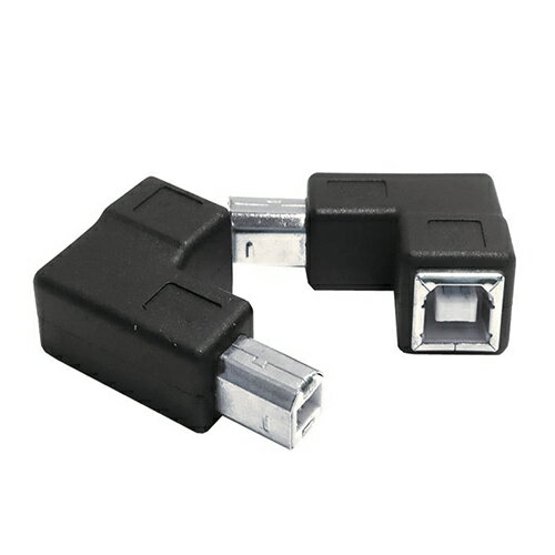 USB タイプB 直角 変換コネクタUSB TypeB(メス)-USB TypeB(オス)【COMON】2B-L(左向き)USBの向きを変える変換アダプター【RCP】メール便対応