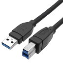 USB3.0 A - B ケーブル USB3.0 TypeA(オス)-U