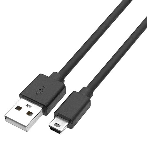 miniUSBケーブル 充電・データ通信対応 USB miniB(オス) - USB A(オス)COMON IC-5M(30cm / 50cm / 1m / 1.8m / 3m)メール便対応