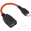 MicroUSB OTGケーブル 5cmMicroUSBオス-USB AメスSSA SU2-MCH05Rホスト対応ケーブル 【RCP】メール便対応(2)