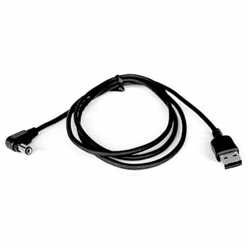 USB→DC(5.5mm/2.1mm)USB DCケーブル 直角 5V専用 1.2m【COMON】DC-5521A【 外径 5.5mm / 内径 2.1mm 】【RCP】メール便対応